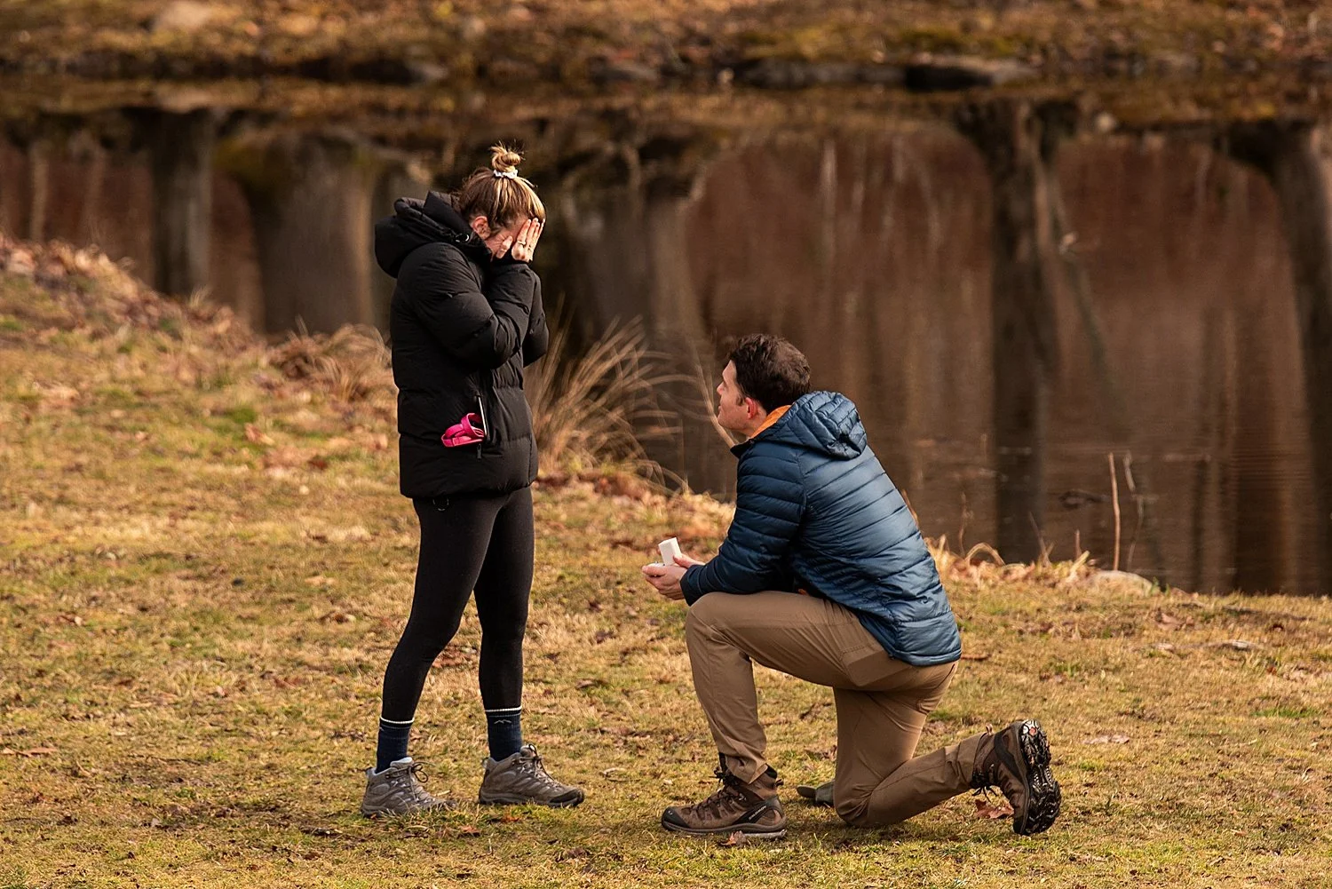 A Walk in the Park Turns into a Surprise Proposal with Connecticut Wedding Photographer