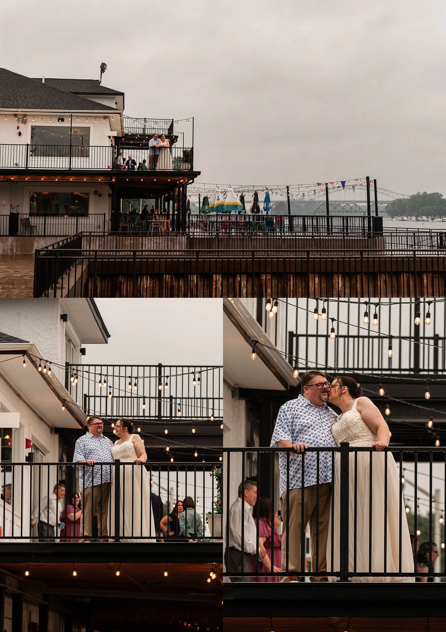 rainy wedding day at Tate's in Middletown, CT