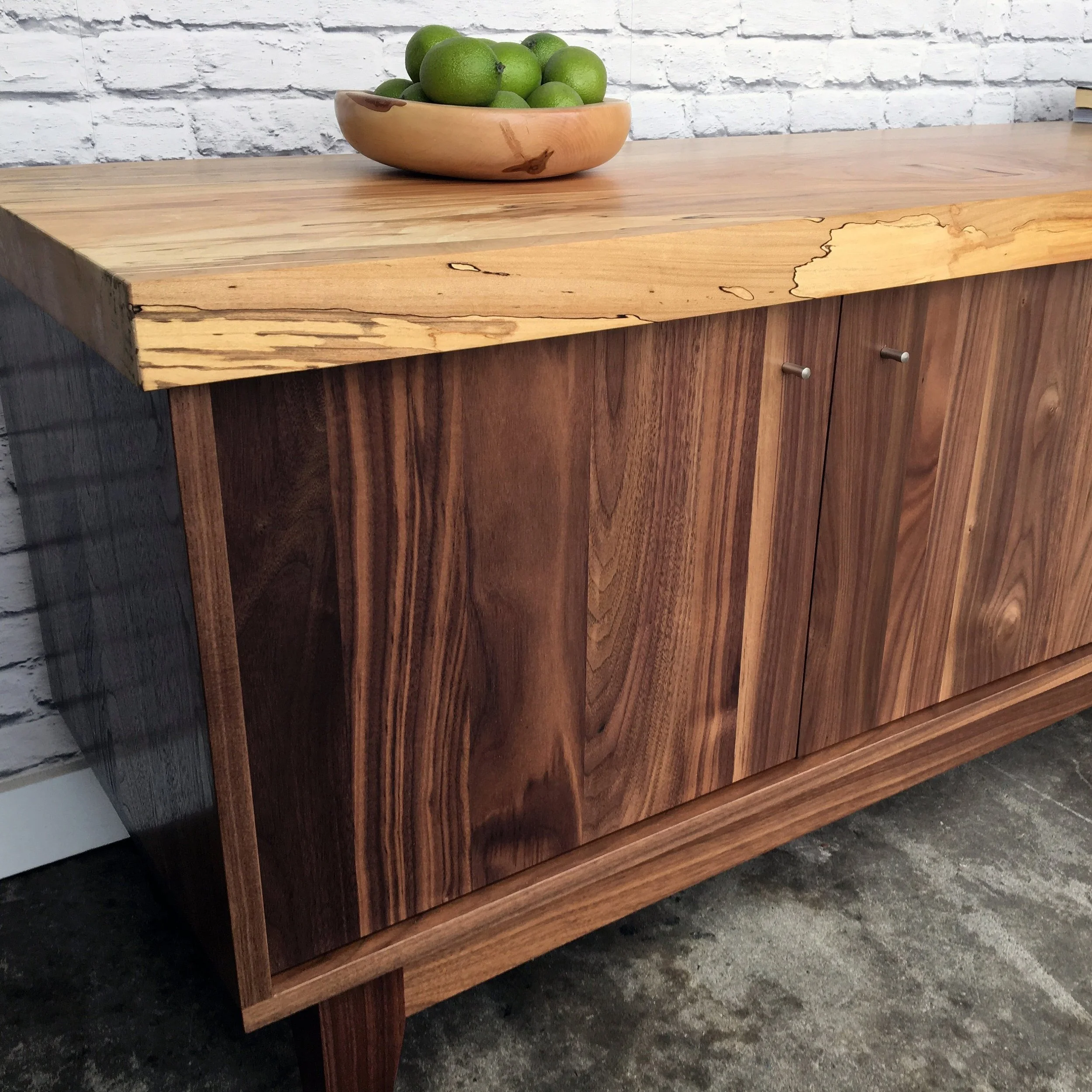 Clear Wax on Sap Walnut