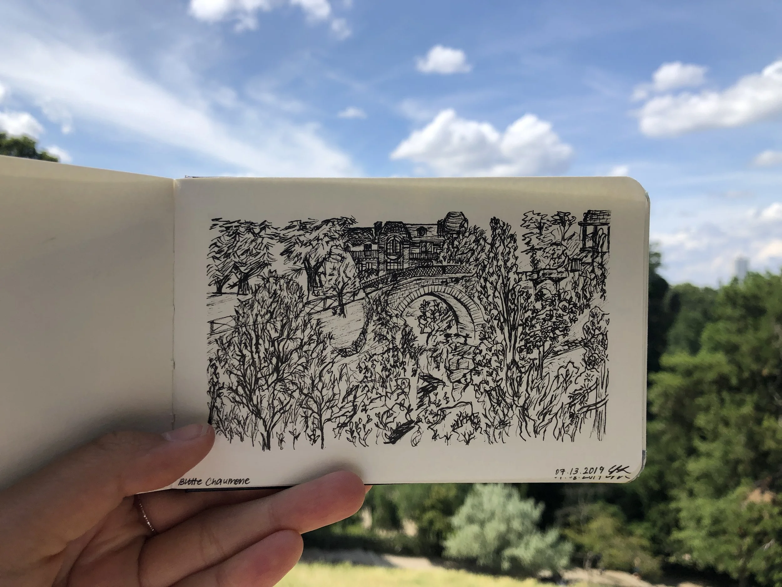 A Hand-Drawn Study of Paris