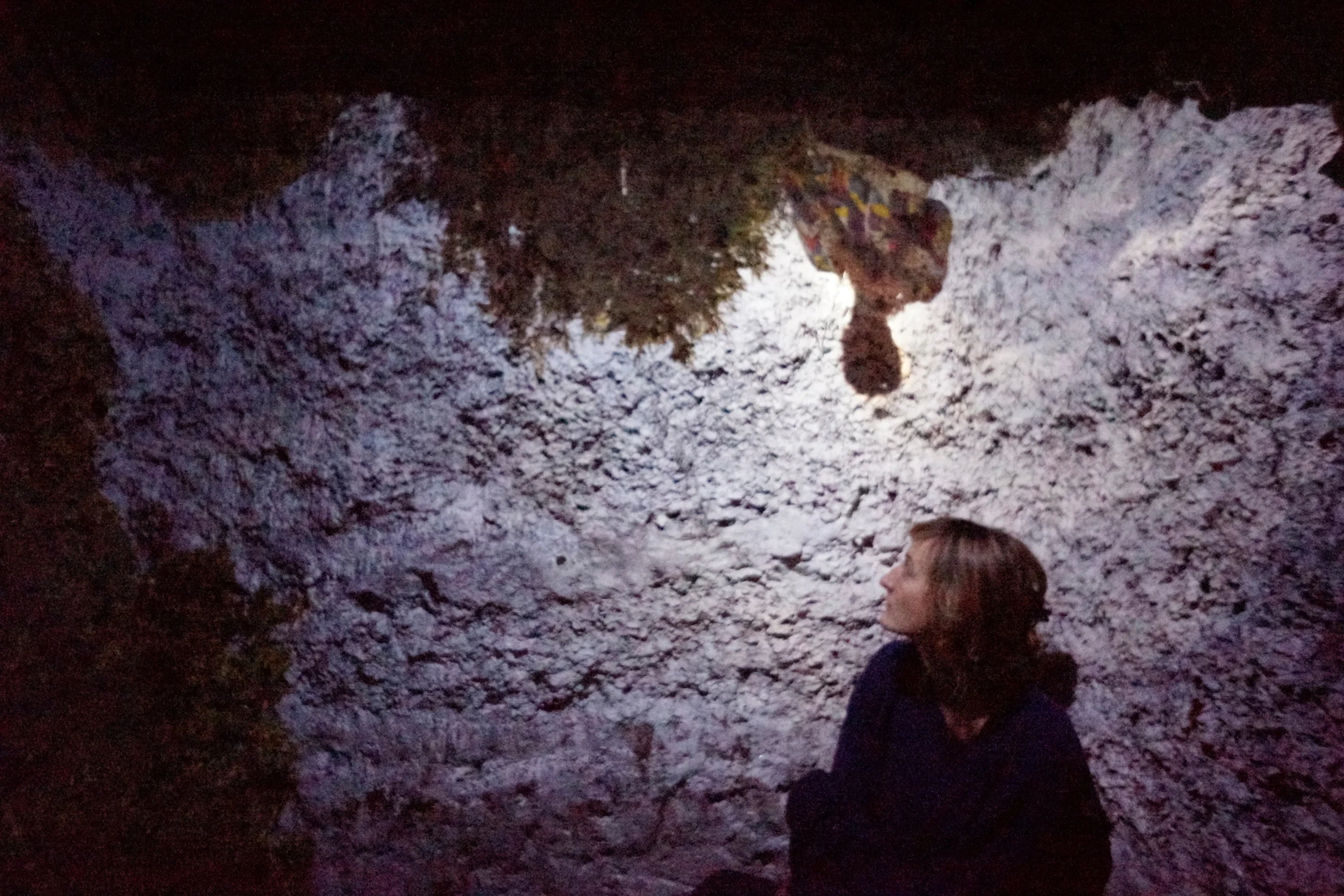 Turning the hole into a pinhole camera. (Photo by William Bock )