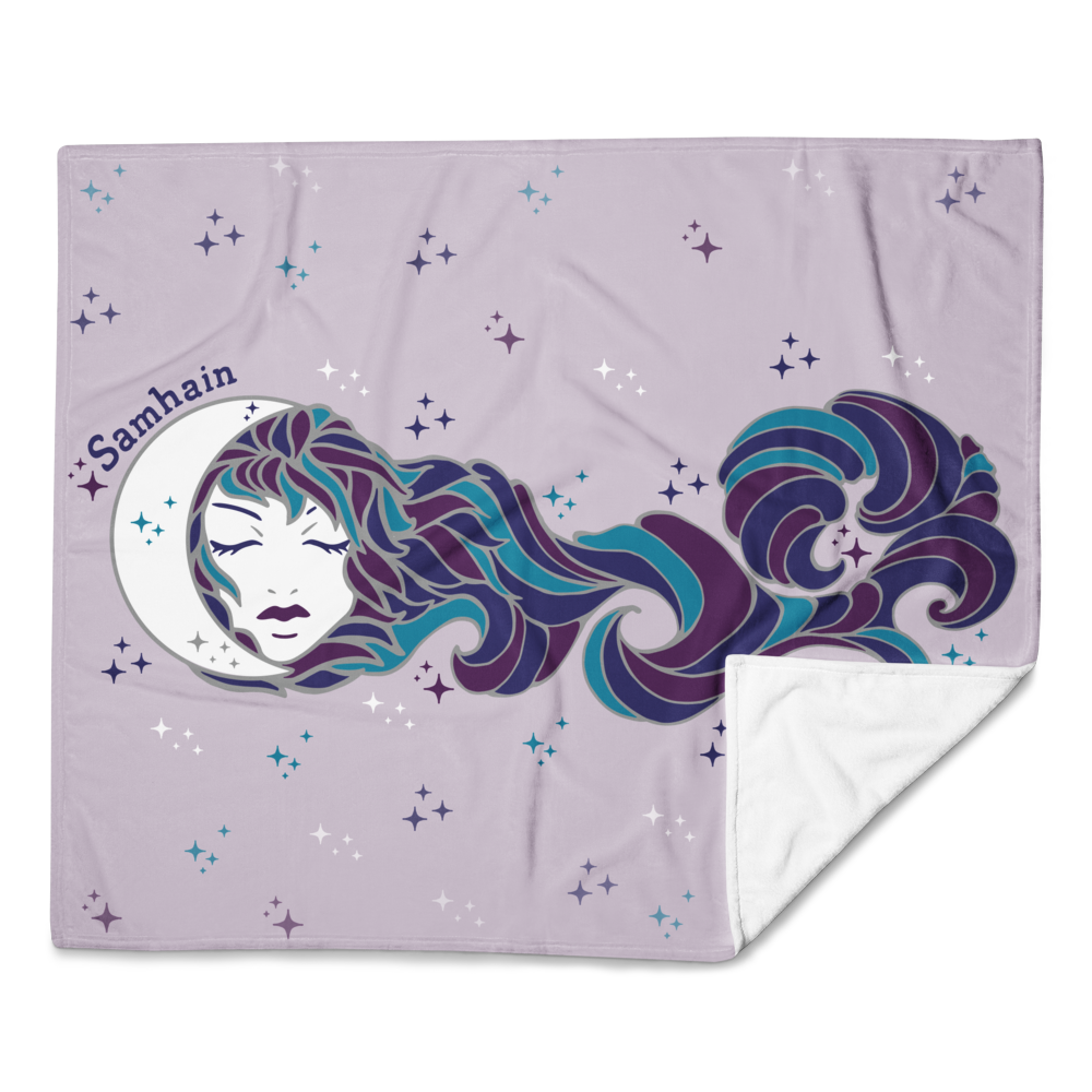 Samhain Cailleach Throw Blanket