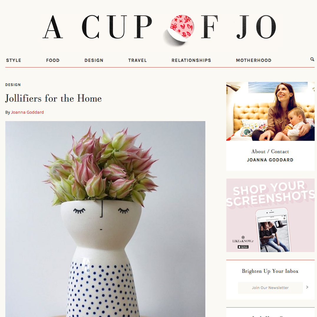 A Cup of Jo Blog post