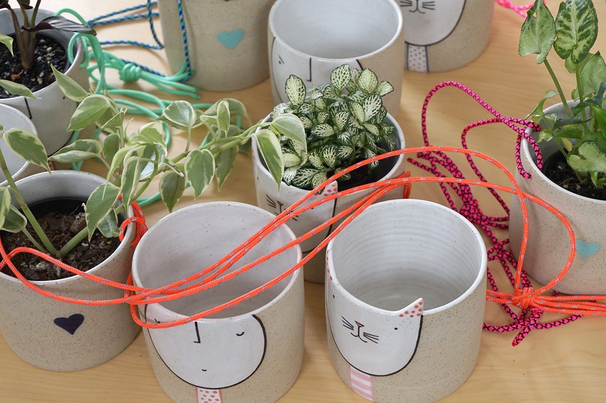 Kitty & Guy Planters