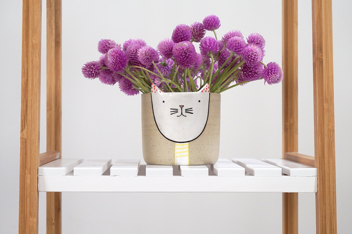 Kitty & Guy Planters