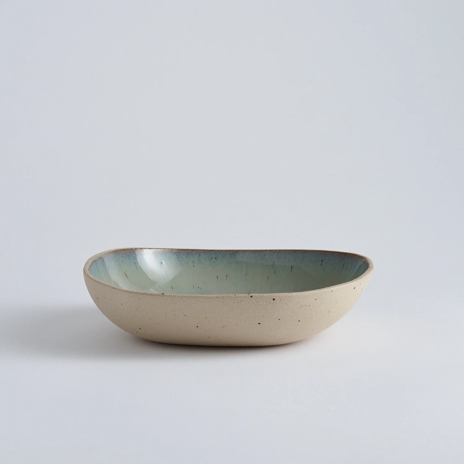 Ceramic fruit bowl Sea Green Super Sparrow