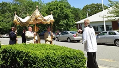 Celebrating Corpus Christi  at OLM