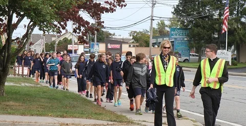 Celebrating the OLM School Walkathon