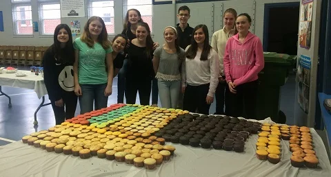 OLM Confirmation Students Bake Cupcakes for McAuley House on Good Friday