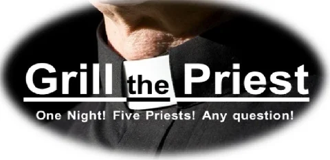 Welcoming An Archbishop to OLM and Grilling Priests at OLM!!