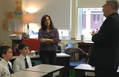 Bishop Tobin Opens Jubilee Year of Mercy with Mass and a Visit to Our Lady of Mercy School