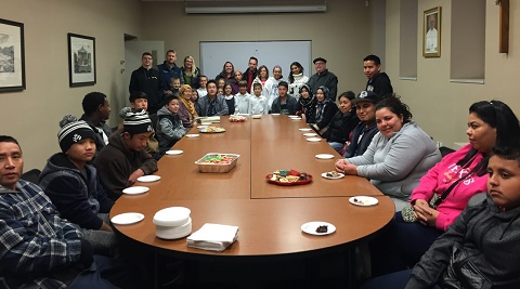 OLM School & Parish Families Reach Out to Refugee Families In Need