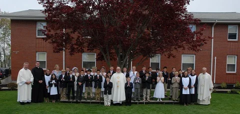 Giving Thanks for Our First Communion Class and for Our Mothers!
