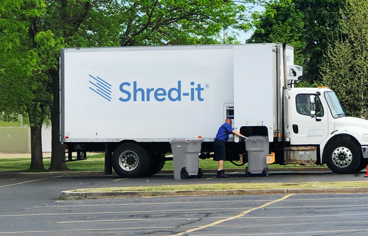 Washington Trust Free Shred-It Event at OLM