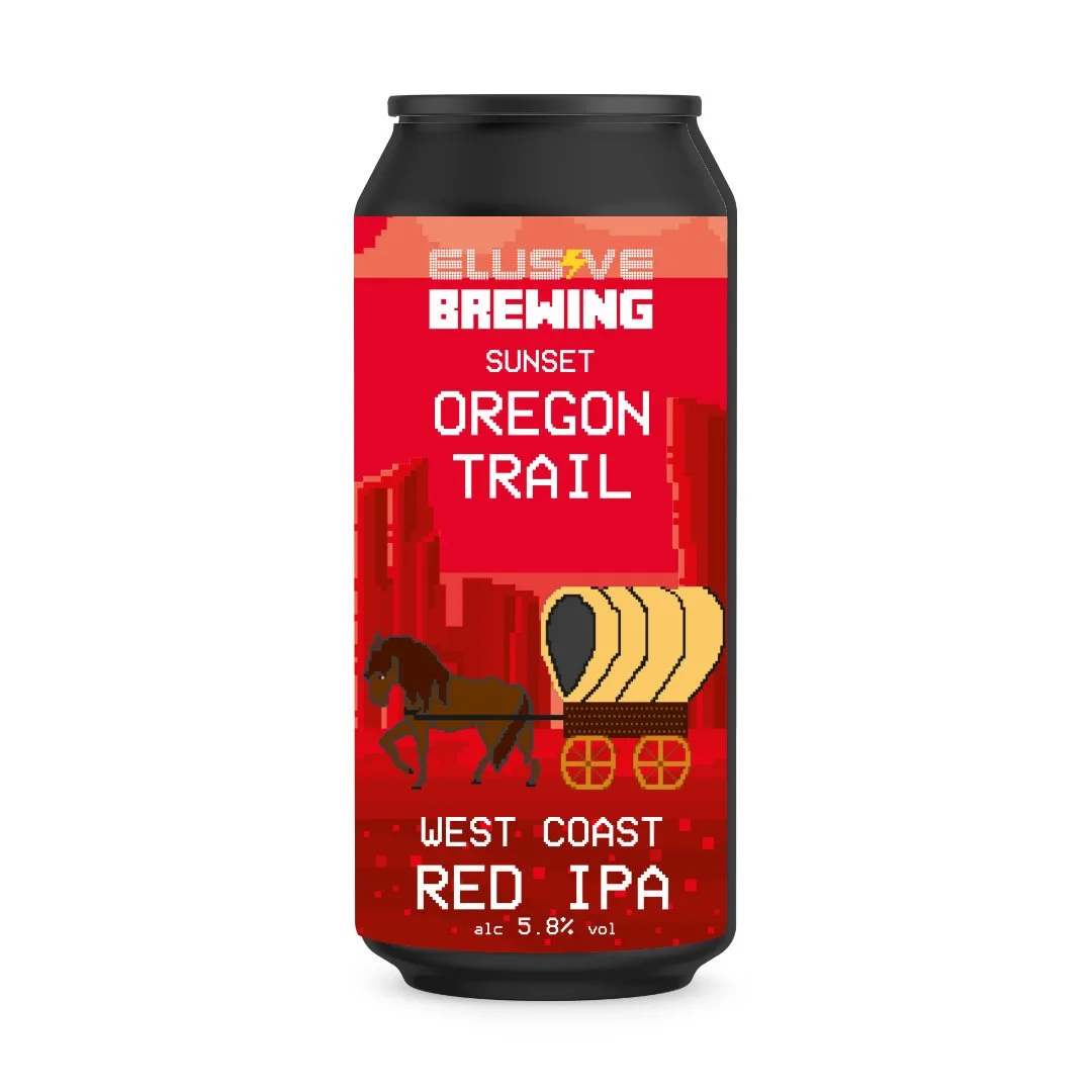 Elusive Brewing - Sunset Oregon Trail Red IPA 5.8% 440ML Elusive Brewing - Sunset Oregon Trail Red IPA 5.8% 440ML