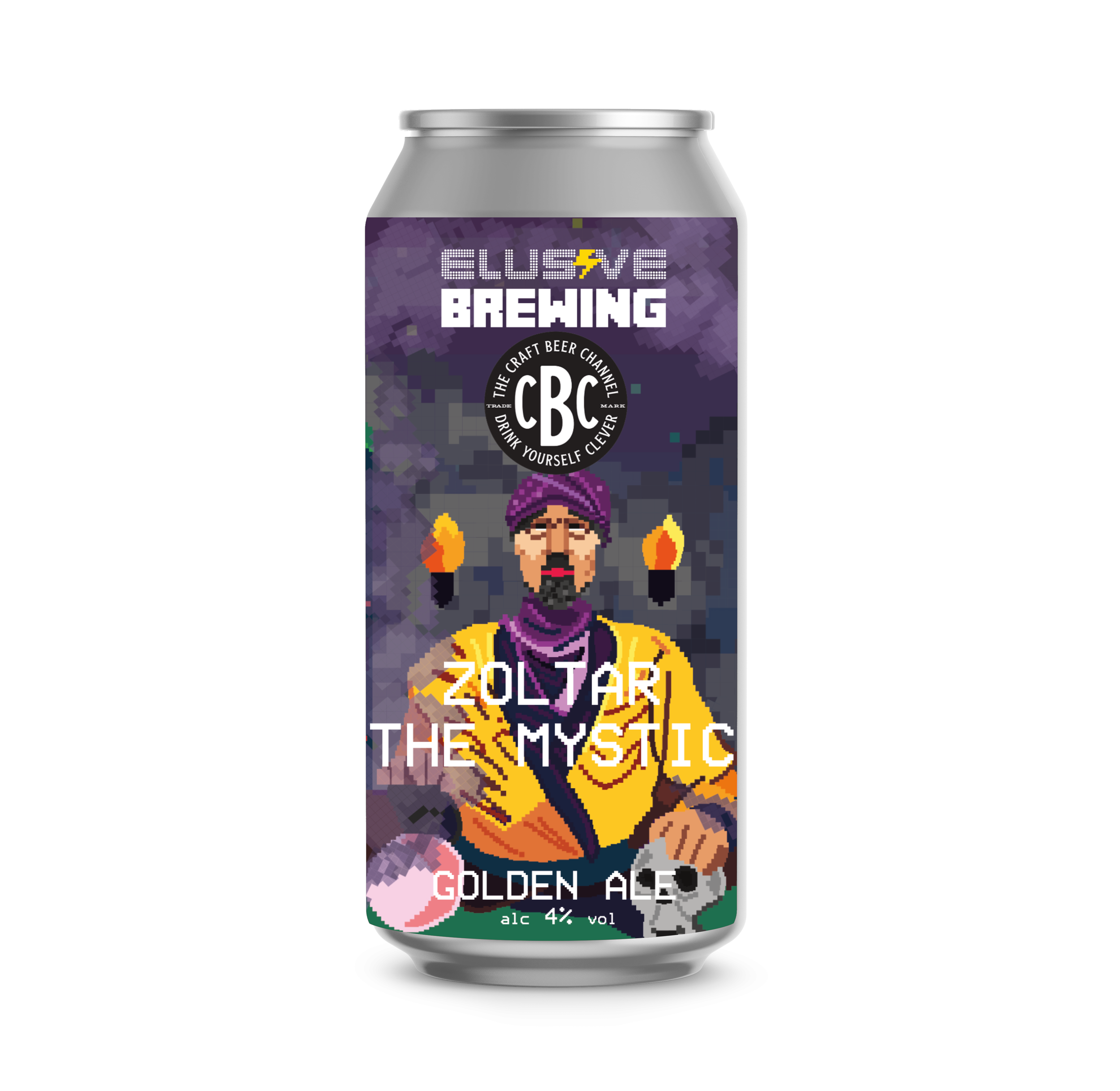 Elusive Brewing - Zoltar The Mystic 4% Golden Ale 440ML 