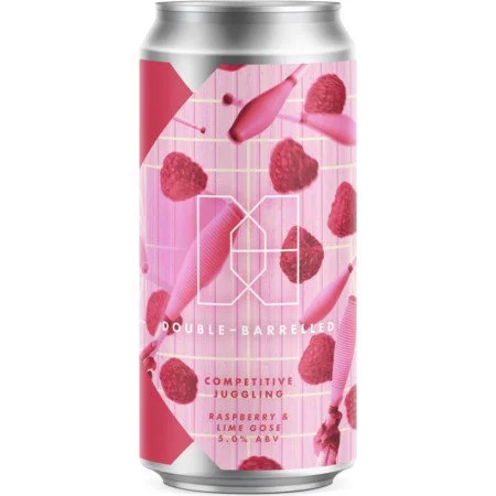 Elusive Brewing - Double-Barrelled Competitive Juggling Raspberry and Lime Gose 5% 440mL Elusive Brewing - Double-Barrelled Competitive Juggling Raspberry and Lime Gose 5% 440mL