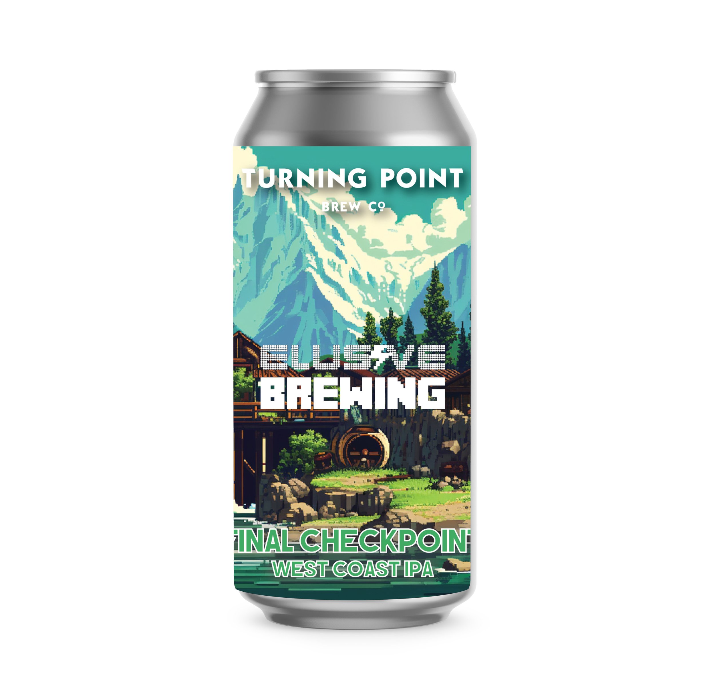 Elusive Brewing - Final Checkpoint (Turning Point x Elusive) 6% West Coast IPA 440ml Elusive Brewing - Final Checkpoint (Turning Point x Elusive) 6% West Coast IPA 440ml