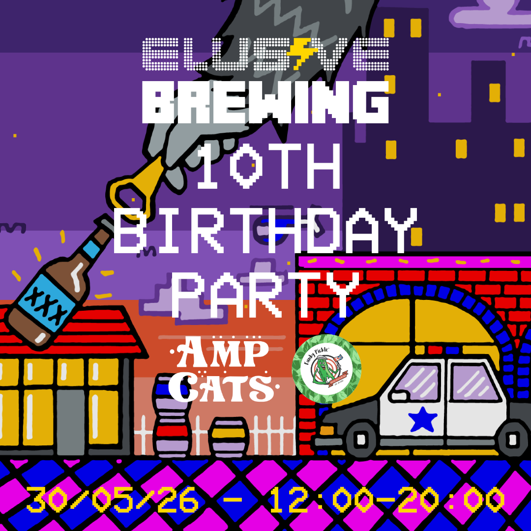 CELEBRATING 10 YEARS OF ELUSIVE BREWING!