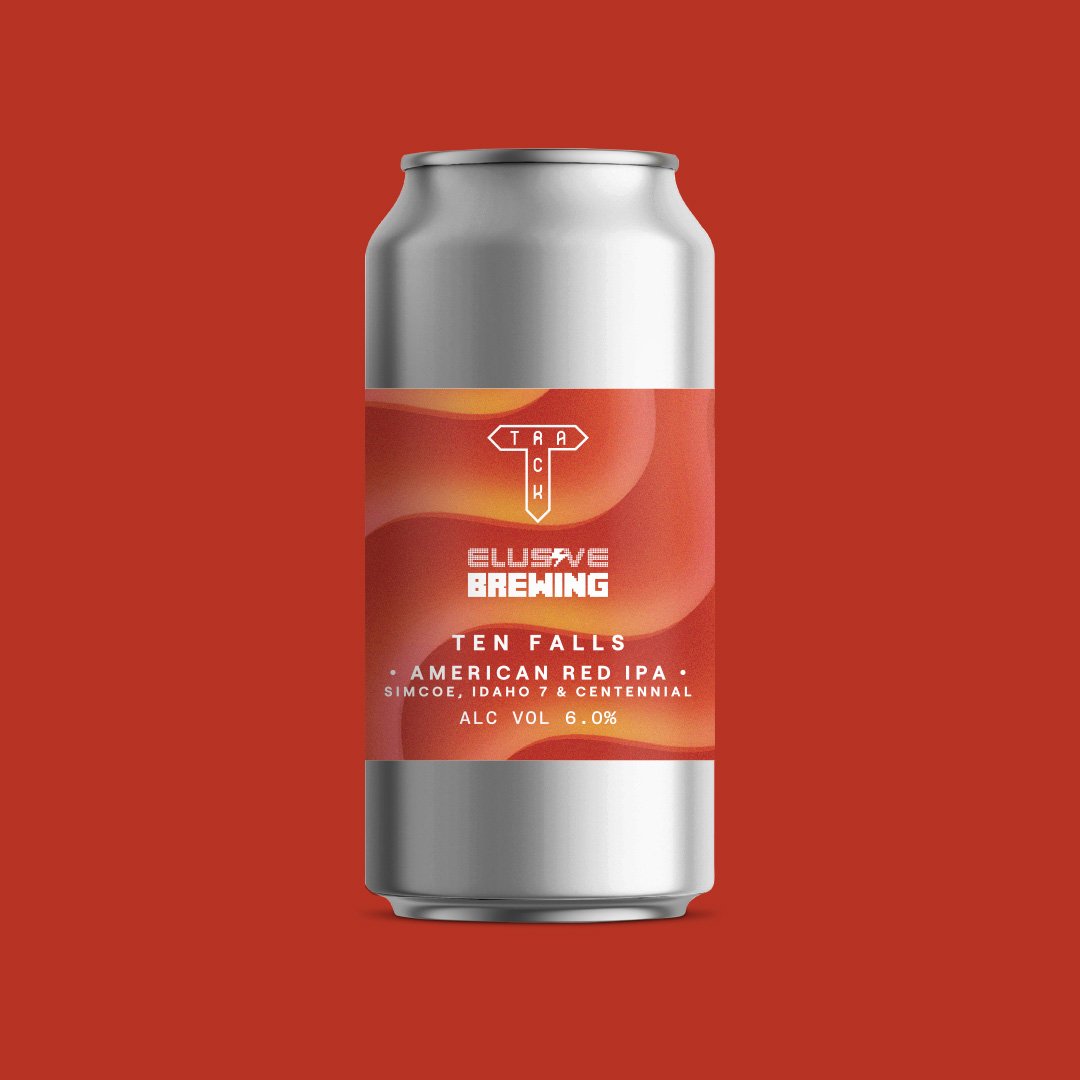 Elusive Brewing - Ten Falls (Track x Elusive) 6% American Red IPA 440ML Elusive Brewing - Ten Falls (Track x Elusive) 6% American Red IPA 440ML