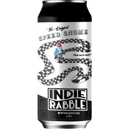 Indie Rabble Speed Gnome 5.8% Hazy IPA 440ml