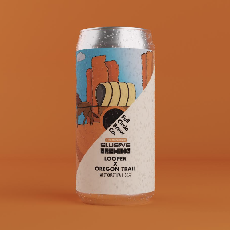 Looper x Oregon Trail (Full Circle x Elusive) 6.1% West Coast IPA 440ml