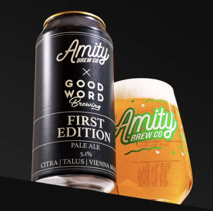 Amity x Good Word Brewing First Edition 5.1% Pale Ale 440ml