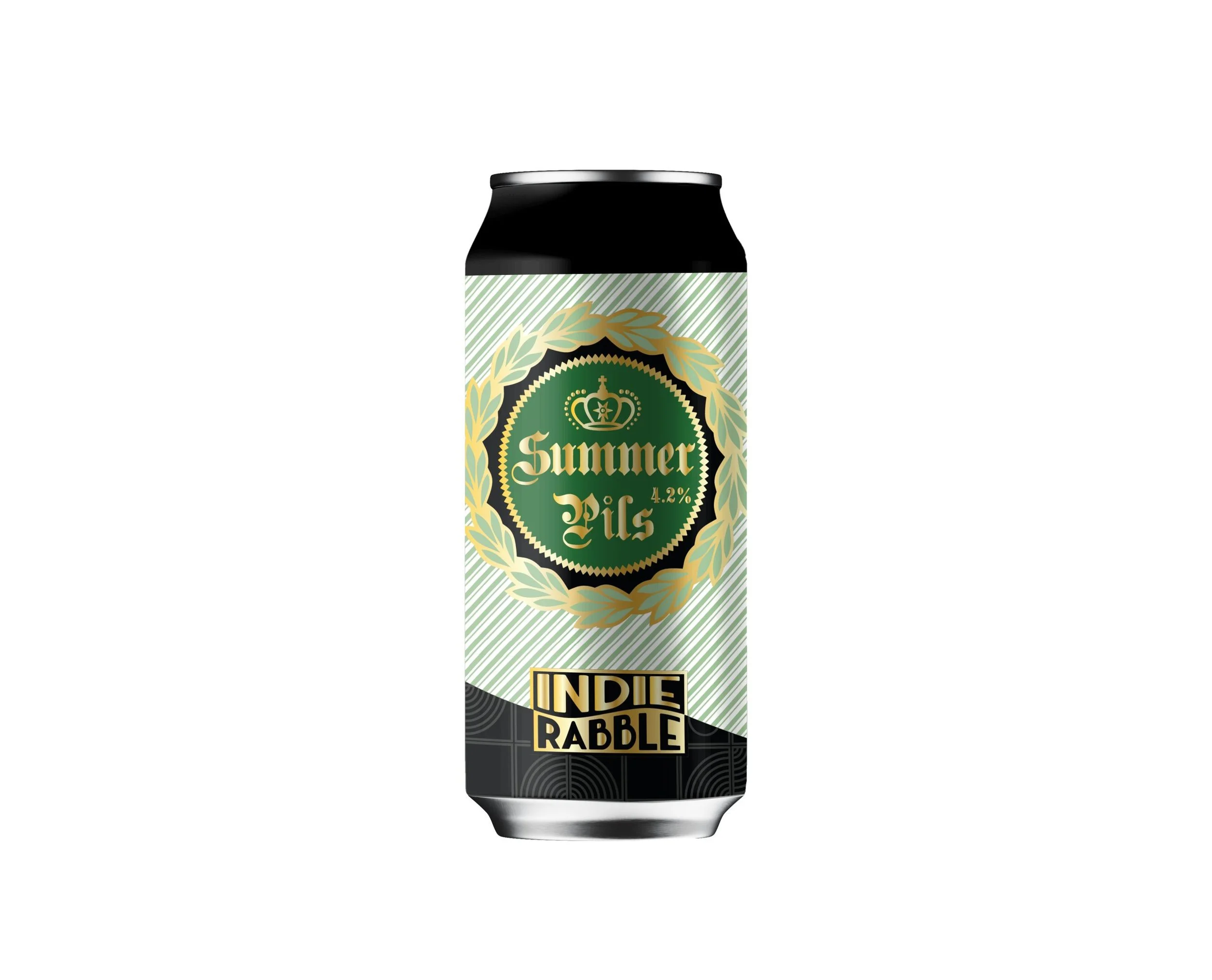 Indie Rabble Summer Pils 4.2% Lager 440ml