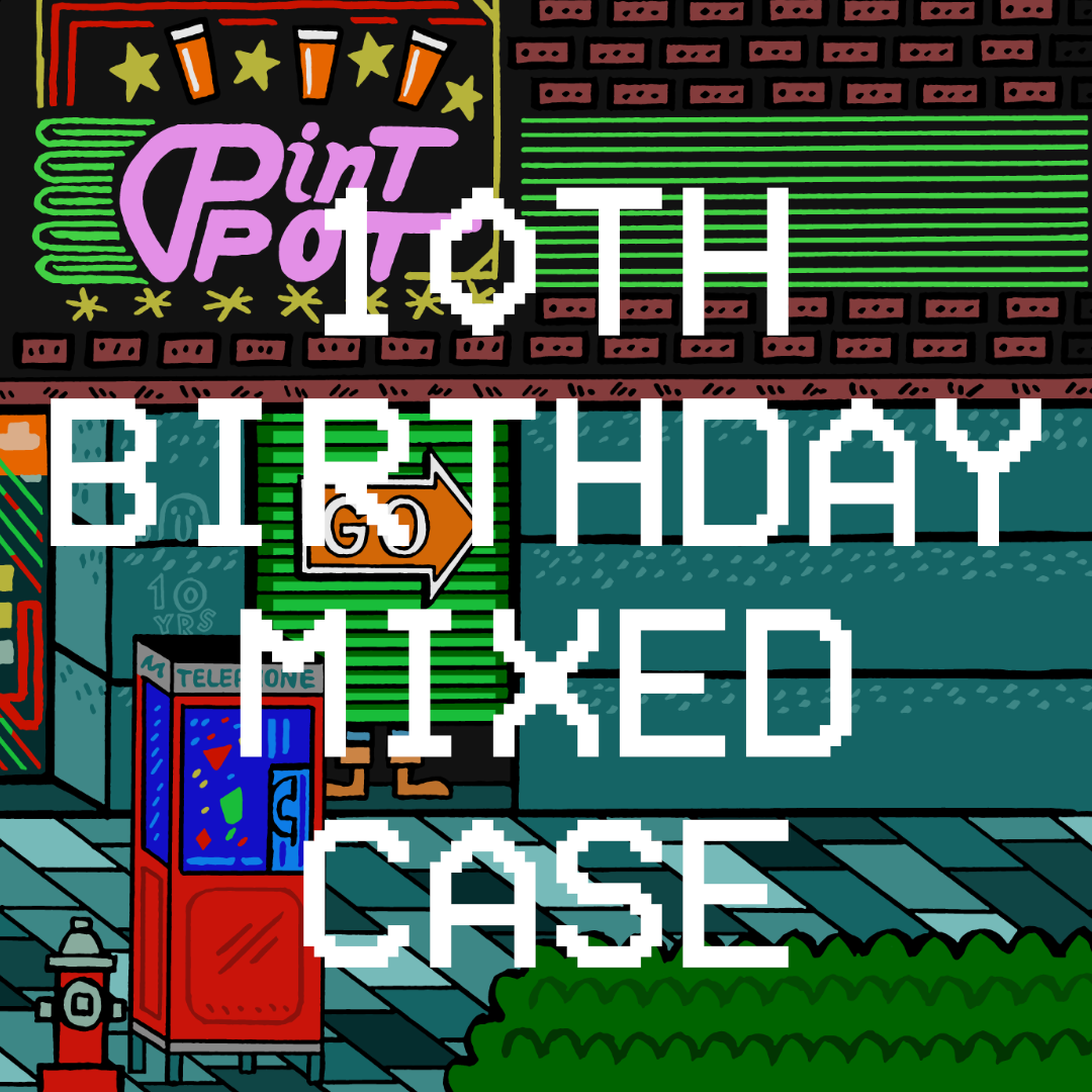 10th Birthday Mixed Case (12 cans, 6 beers) SAVE £5.90