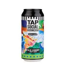 Tap Social False Economy - 4.8% Lager 440ml