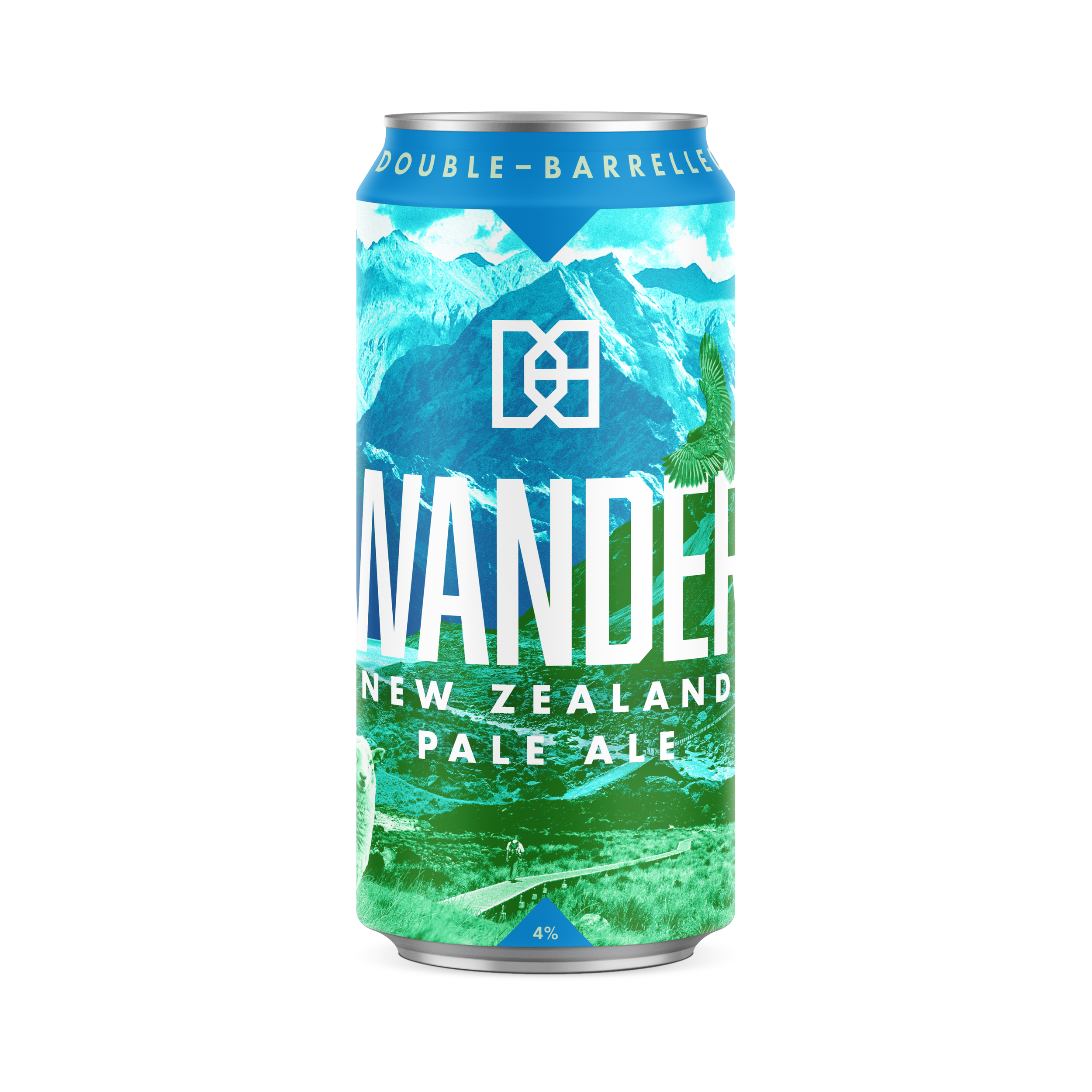 Double Barrelled Wander 4% Hazy NZ Pale 440ml