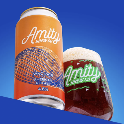 Amity Sync Rate 4.8% American Red Ale 440ml