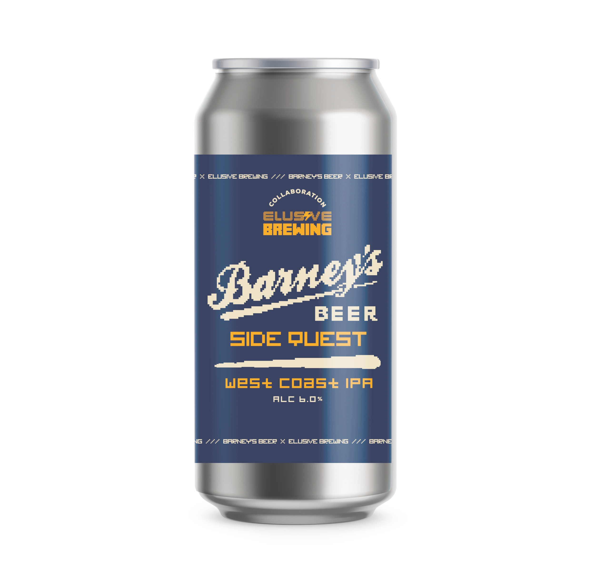 Elusive Brewing - Barney's x Elusive Side Quest 6% West Coast IPA 440ml 