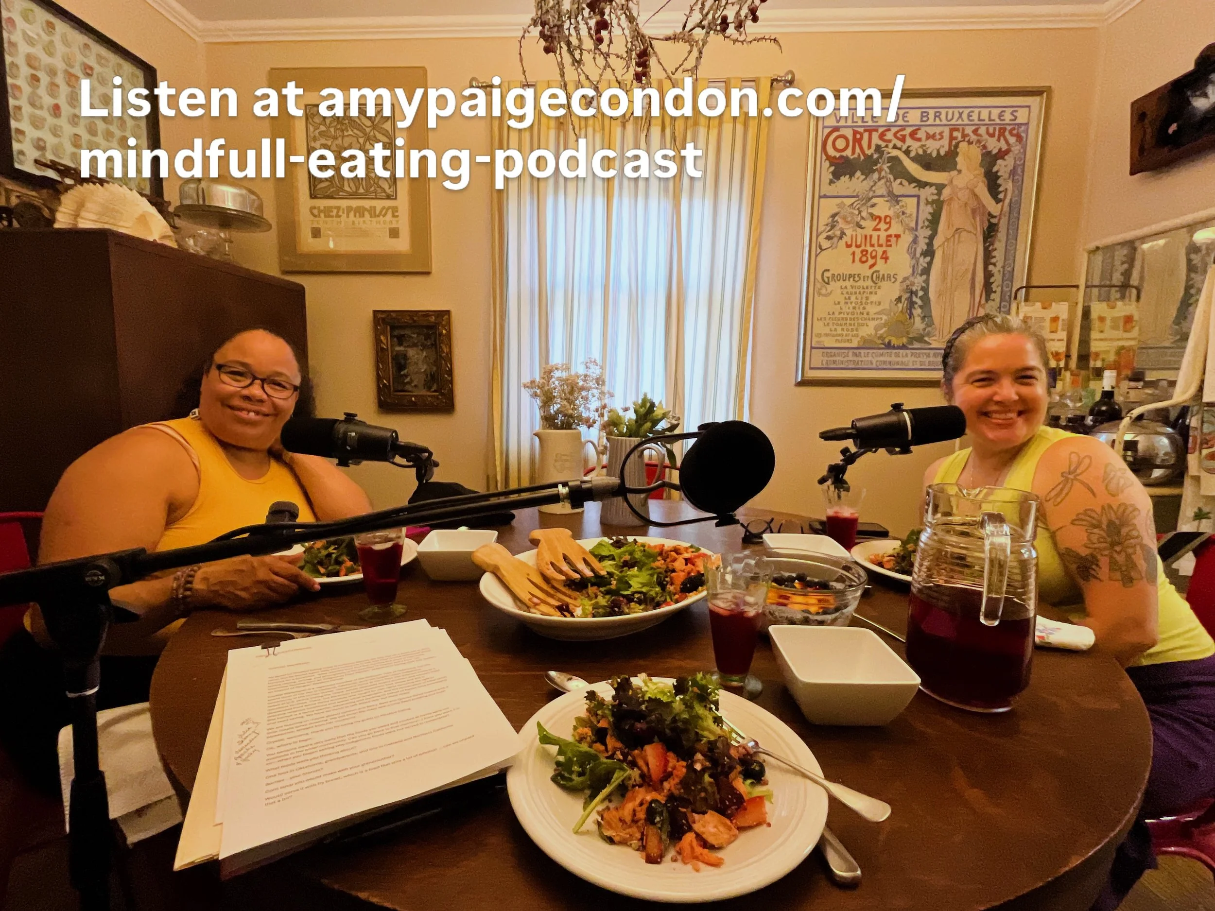 Season 1, Episode 2 of the @mindfulleatingpodcast just dropped. Listen in as @crystalwahpepah, Julia Sabory and I talk about food as medicine and food sovereignty.