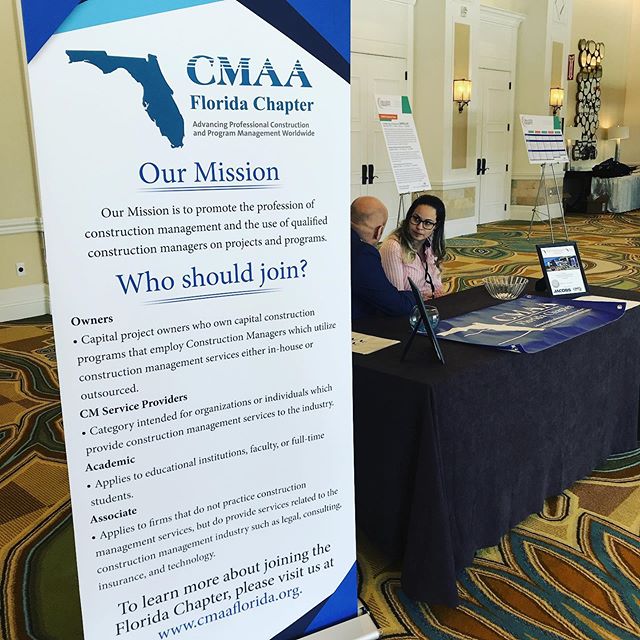 Are you attending the 2019 CMAA National Conference?? Make sure you stop by the Florida Chapter table and say hello!! #cmaa19 #floridachapter #constructionprojects #constructionmanagement