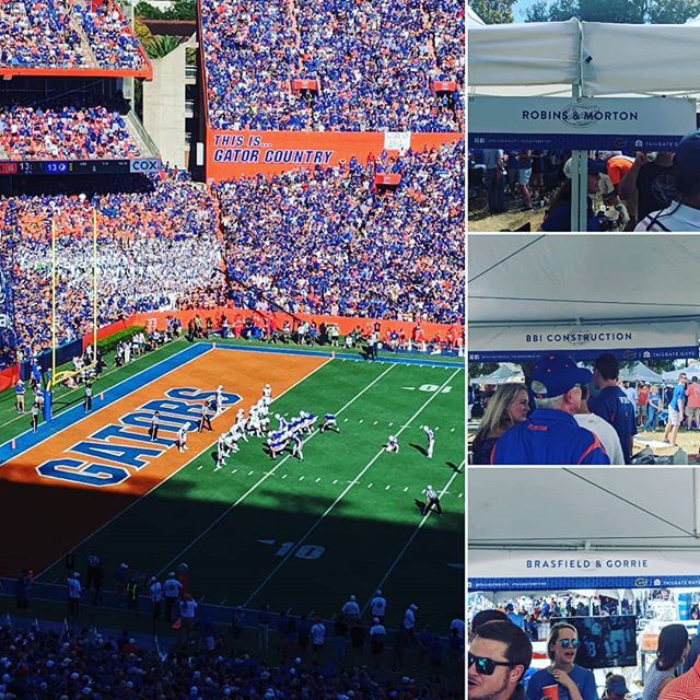 Saw plenty of construction firms represented today at Tent City in the Swamp #cmaa #construction #constructionmanagment #cmaafloridachapter #florida #gators #gatorsfootball #auburnfootball #auburn