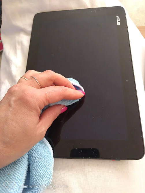 WIPE OFF GREASY FINGER PRINTS FROM TOUCH SCREEN — Help Our Home