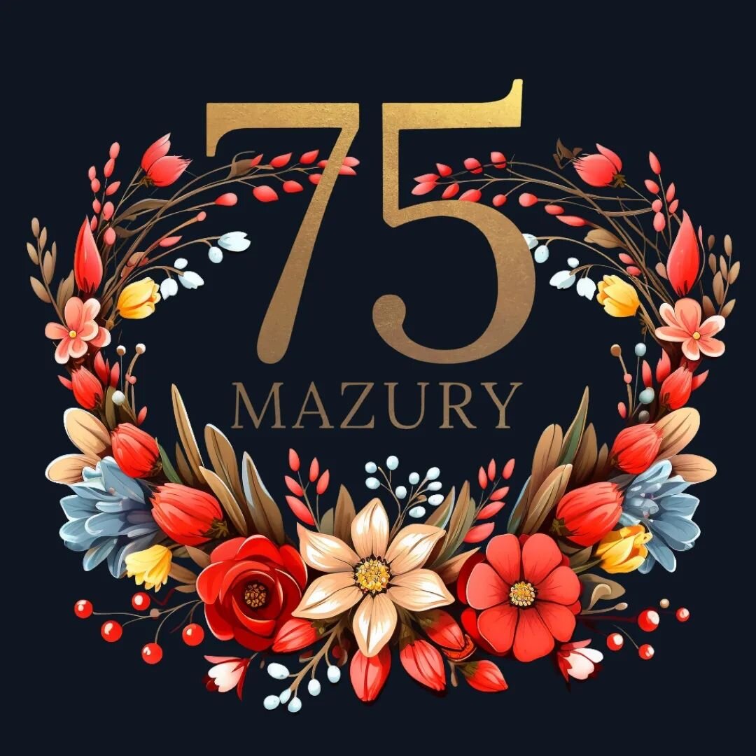 🌼🌺Our 75th anniversary logo! 🌺🌼

Just over two months till our Polish Dance Spectacular at @newwimbledontheatre on 15th June!

Our array of dances promise to be as colourful as the most beautiful flower wreath you've ever seen! 💐

Link for 🎫 in