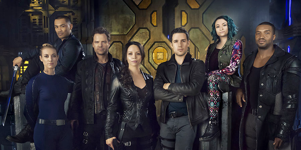 From left to right: The Android, Four, Three, Two, One, Five, and Six