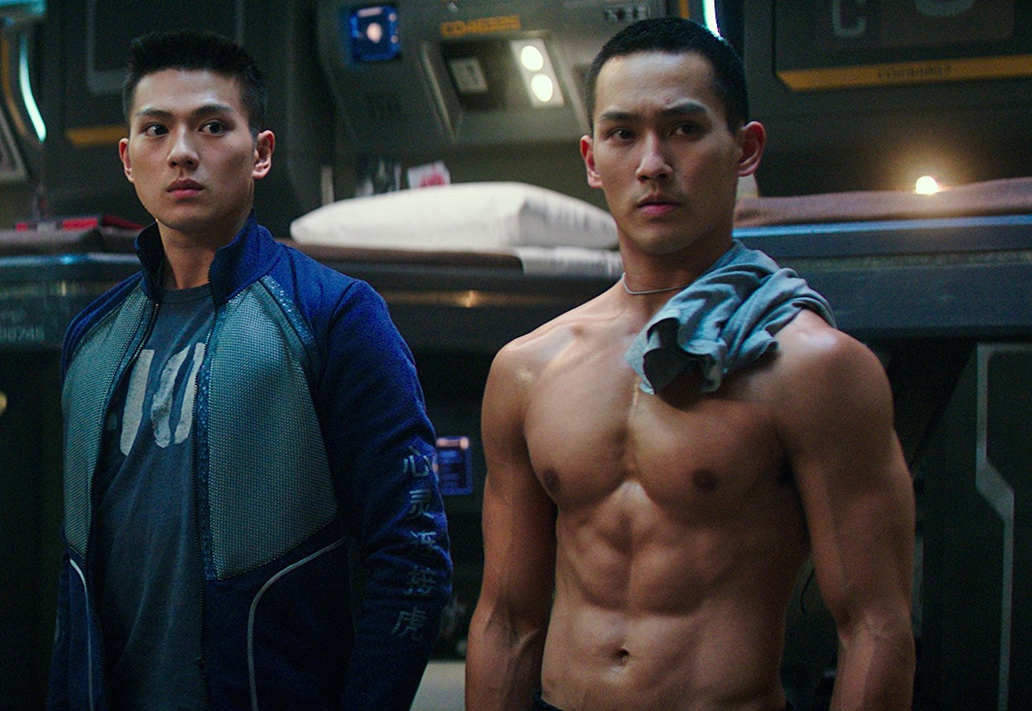 Cadet Ryoichi at left and Cadet Jinhai at right