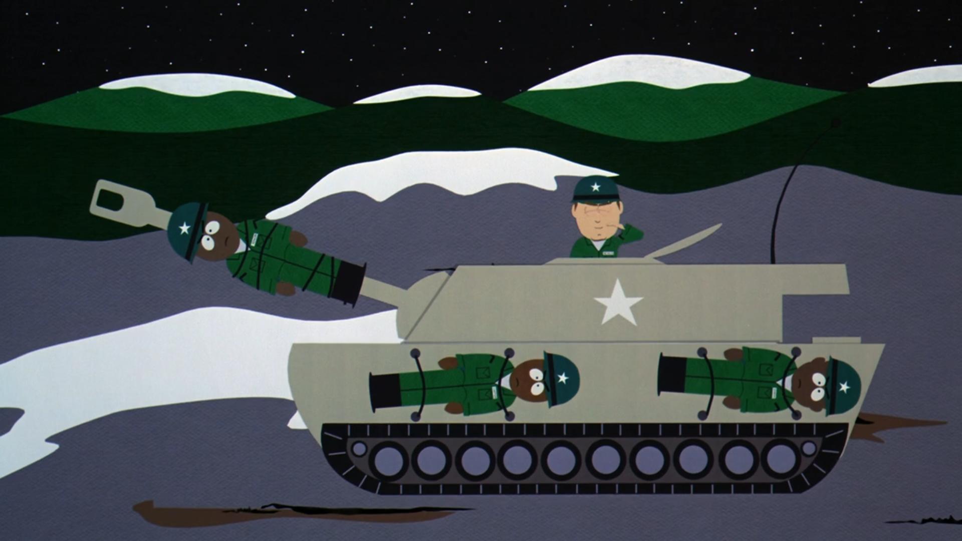 “Operation Human Shield” from South Park: Bigger, Longer & Uncut (1999)