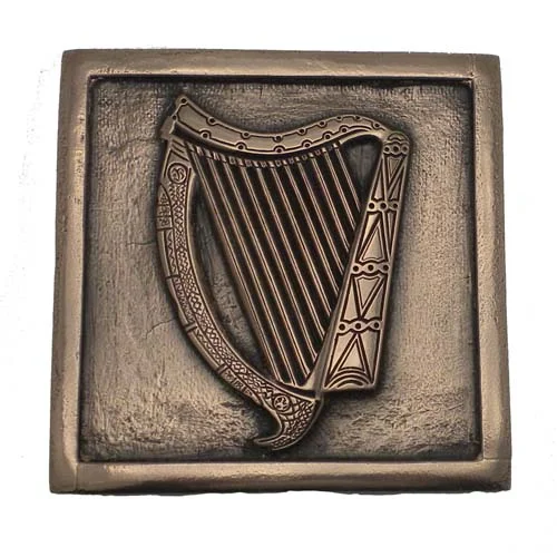 Irish Harp Plaque