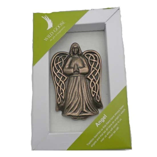 Celtic Angel Bronze Wall Plaque