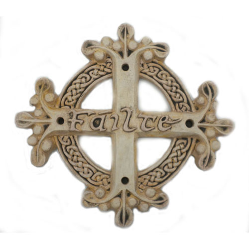 Celtic Failte House Garden Plaque McHarp IRISH WELCOME
