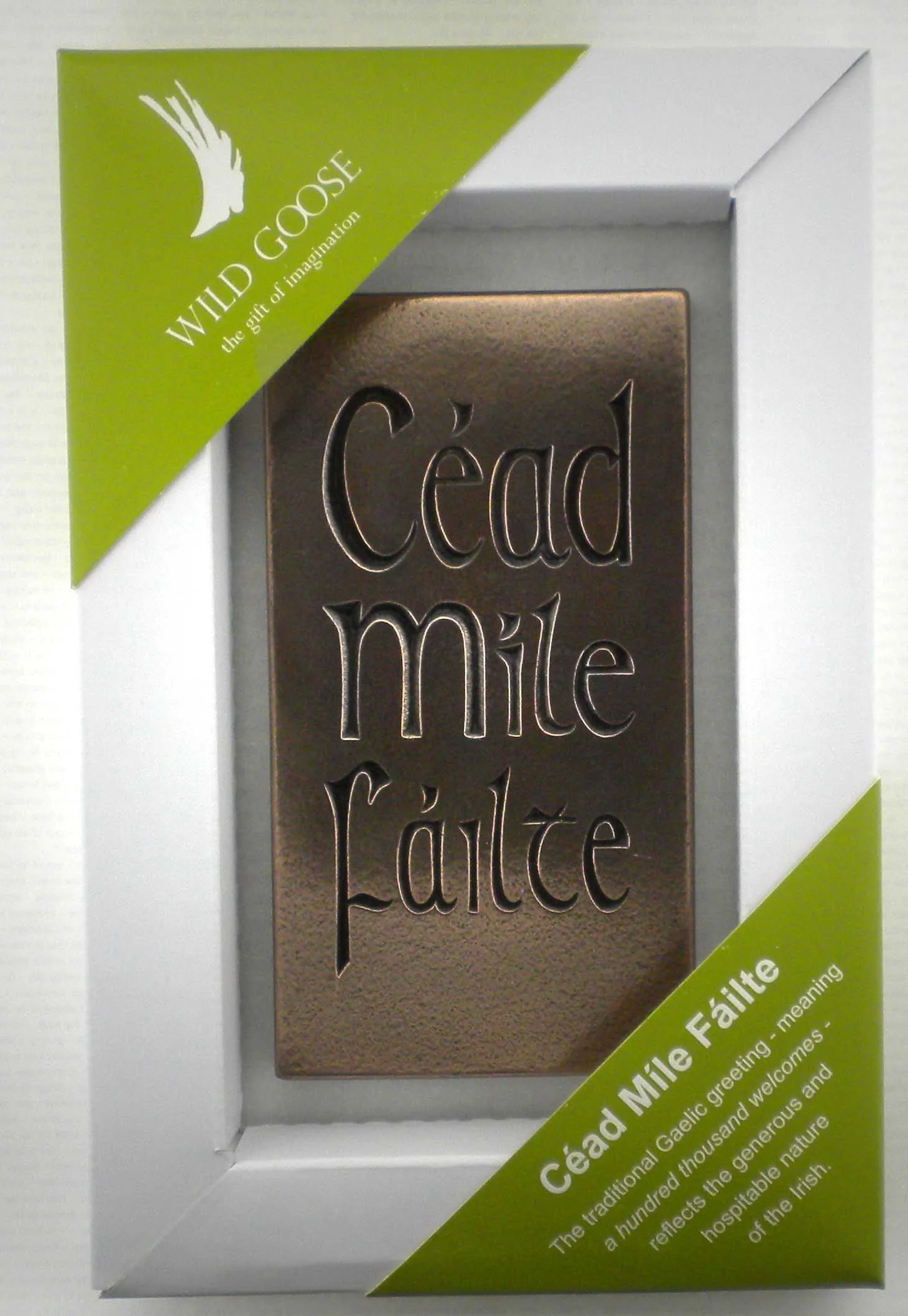 Cead Mile Failte Bronze Wall Plaque