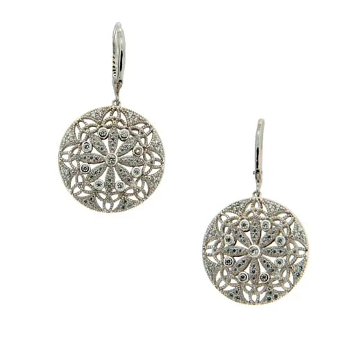 Night and Day Double Trinity Knot Earrings by Keith Jack