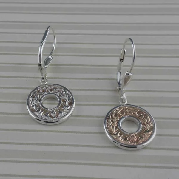 Thistle & Celtic Knot Earrings