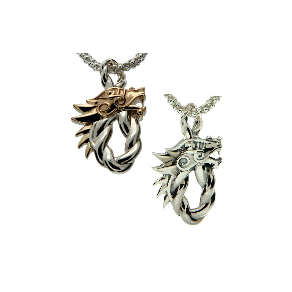 Norse Forge Dragon Pendant by Keith Jack