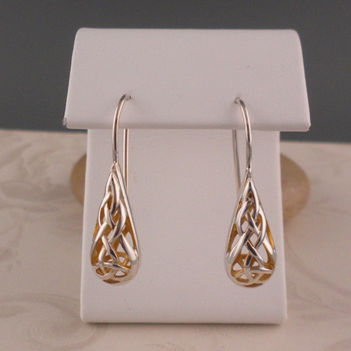 Window to the Soul Trinity Knot Earrings