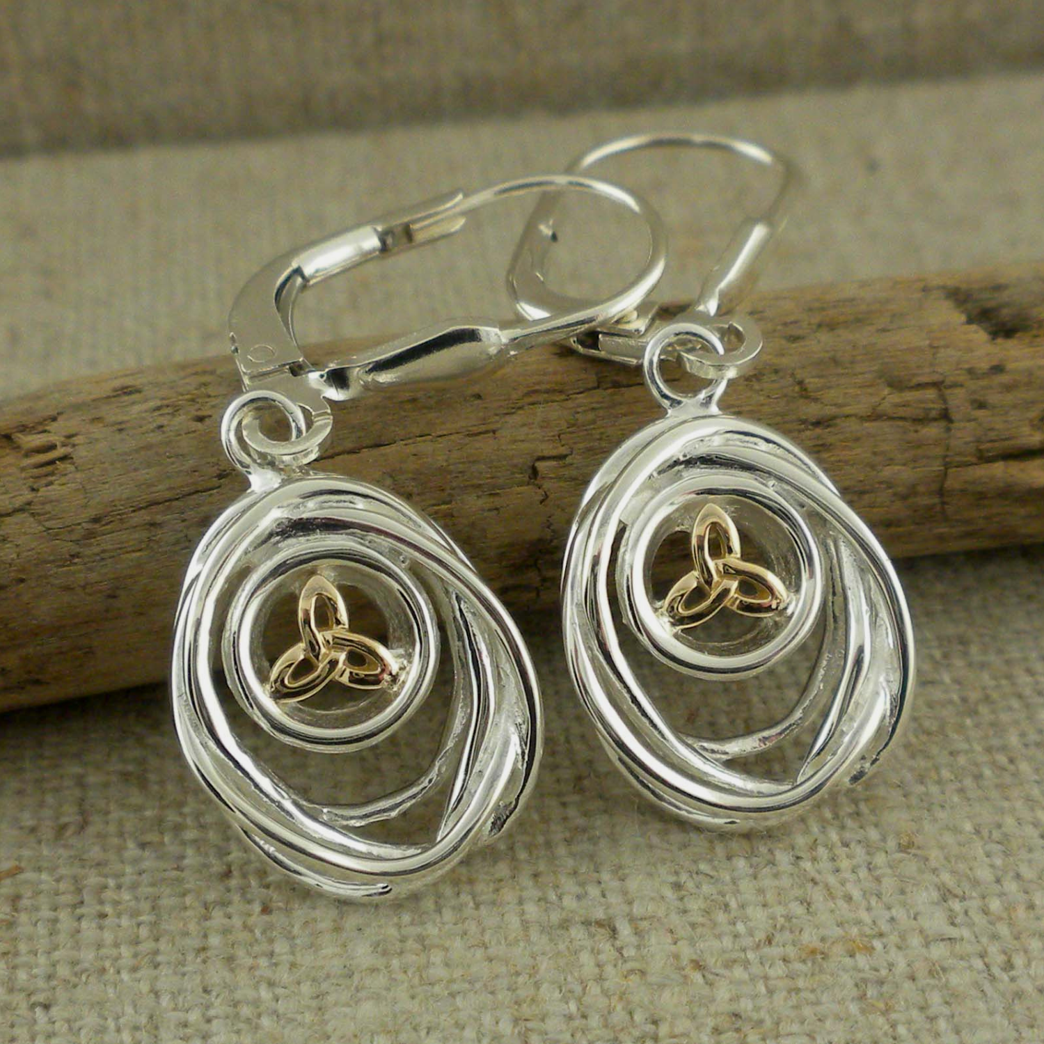 Keith Jack's Celtic Cradle of Life Earrings